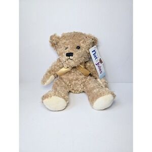Demdaco Nat & Jules plush teddy bear NWT Forever My Teddy 6" light brown